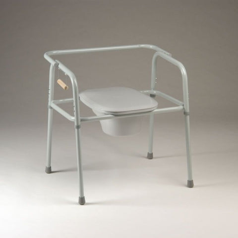 Bariatric Heavy-Duty Commode with Elongated Seat
