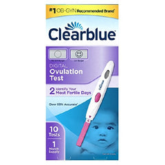 Procter & Gamble Rapid Test Kit Clearblue® Home Test Device hCG Pregnancy Test Urine Sample 10 Tests