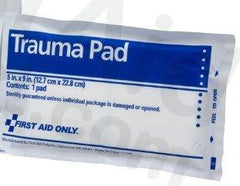 Acme United Trauma Dressing First Aid Only Gauze 5 X 9 Inch Rectangle Sterile