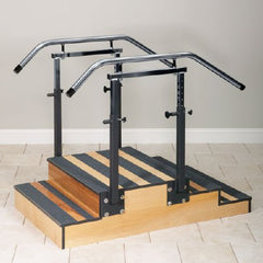 Clinton Industries Training Staircase Select® Series Two-Sided 34 X 54 Inch Overall, 12 X 24 X 30 Inch Platform, 6 X 10 X 30 Inch 2 Steps, 4 X 10 X 30 Inch 3 Steps