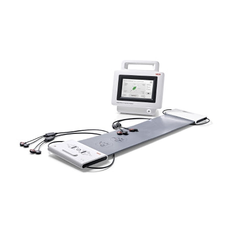 Seca Full Body Composition Analyzer - Mobile Portable seca® 525 Touchscreen Display 330 lbs. Gray / White