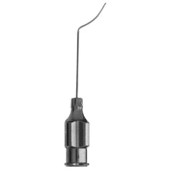 V. Mueller Irrigating Cannula V.Mueller 25 Gauge 10 mm Tip to Bend, Curved Shaft, Flattened Tip - M-995738-4838 - Each