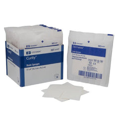 Cardinal Nonwoven Sponge Curity™ Nonwoven Cellulose 4-Ply 4 X 4 Inch Square NonSterile