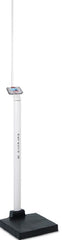Detecto Scale Column Scale with Height Rod Detecto® Digital Display 660 lbs. / 300 kg Capacity Black / White AC Adapter / Battery Operated