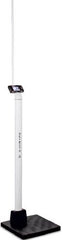 Detecto Scale Column Scale with Height Rod Icon® Digital Display 660 lbs. / 300 kg Capacity Black / White AC Adapter / Battery Operated