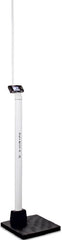 Detecto Scale Column Scale with Height Rod Icon® Digital Display 660 lbs. / 300 kg Capacity Black / White AC Adapter / Battery Operated