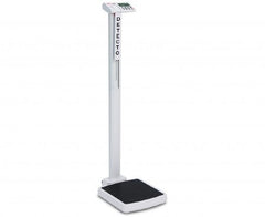 Detecto Scale Column Scale with Height Rod solo® Digital Display 550 lbs. Capacity Black / White Battery Operated