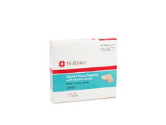 Urgo Medical North America LLC Silicone Foam Dressing TRIACT 6 X 6 Inch Square Silicone Adhesive with Border Sterile