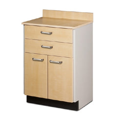Clinton Industries Treatment Cabinet 8822 Model Dark Cherry 18-1/4 X 24 X 35 Inch 2 Drawers