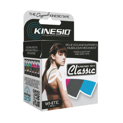 Fabrication Enterprises Kinesiology Tape Kinesio® Tex Classic Water Resistant Cotton 2 Inch X 4-2/5 Yard White NonSterile