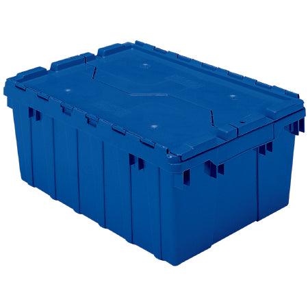 Akro-Mils Attached Lid Container Akro-Mils® Blue Industrial Grade Polymers 9 X 15-1/4 X 21-1/2 Inch - M-996999-3414 - CT/6