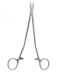 V. Mueller Needle Holder Vital™ 7-1/8 Inch Length Straight Serrated Teeth Indented Finger Ring Handle - M-997029-2279 - Each