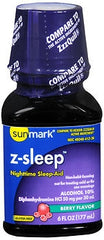 Sleep Aid sunmark® 6 oz. Liquid 50 mg / 30 mL Strength