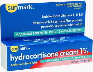 Itch Relief sunmark® 1% Strength Cream 1 oz. Tube