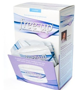 Alimed Massage Treatment Free-Up® 7 Gram Dispenser Carton with Indiviudal Packets Unscented Cream