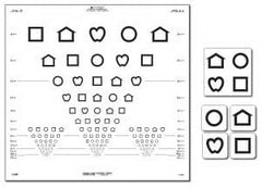 Good-Lite Eye Chart Lea Symbols® 10 Foot Measurement Acuity Test