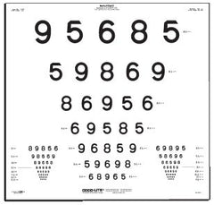 Good-Lite Eye Chart Lea Numbers® 10 Foot Measurement Acuity Test