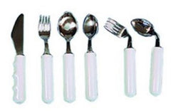 Fabrication Enterprises Fork Weighted Silver / White