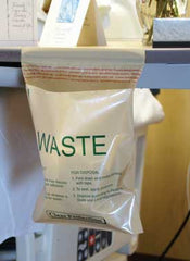 Unimed - Midwest Trash Bag Stick-On 1.4 Quart Beige LLDPE 2.00 Mil. 9 X 10 Inch Flat Pack - M-998738-1029 - Box of 100