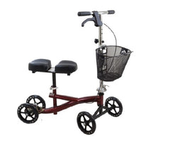 Roscoe Medical Knee Scooter Roscoe 350 lbs. Weight Capacity Burgundy Red