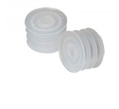 Apothecary Products Adapter Plug 24 mm Diameter, Medium, Flexible Flange, Oval