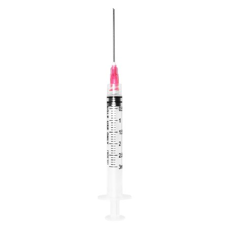 Sol-Millennium Medical SYRINGE/NDL, W/EXCHANGEABLE NDL 3ML LL 18GX1-1/2" (100/BX)