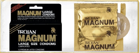 Church and Dwight Condom Trojan® Magnum® Lubricated Large 12 per Box