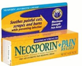J & J Sales First Aid Antibiotic with Pain Relief Neosporin® + Pain Relief Cream 1 oz. Tube