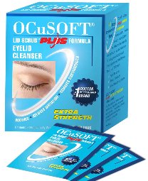 Ocusoft Eyelid Cleanser OCuSOFT® Lid Scrub® Plus 30 per Box Wipe