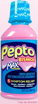 Procter & Gamble Anti-Diarrheal Pepto Bismol® 262 mg Strength Liquid 4 oz.