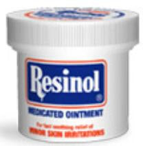 ResiCal Inc Itch Relief Resinol® 55% - 2% Strength Ointment 1.25 oz. Jar