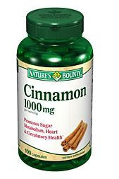 US Nutrition Herbal Supplement Nature's Bounty® Cinnamomum Cassia 500 mg Strength Capsule 100 per Bottle Cinnamon Flavor