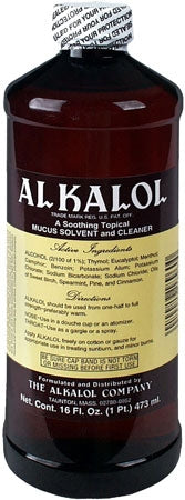 William Laboratories Mucus Solvent and Nasal Wash Alkalol® Liquid 16 oz.