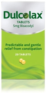 Boehringer Ingelheim Laxative Dulcolax® Tablet 10 per Box 5 mg Strength Bisacodyl USP