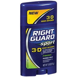 Dial Corporation Antiperspirant / Deodorant Right Guard® 3D Solid 1.8 oz. Fresh Scent