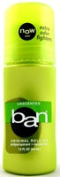 KAO Brands Antiperspirant / Deodorant Ban® Roll-On 1.5 oz. Unscented