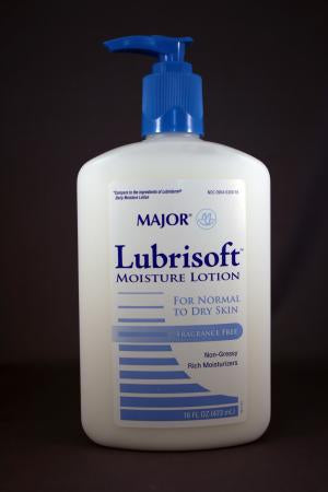 Major Pharmaceuticals Hand and Body Moisturizer Lubrisoft® 16 oz. Pump Bottle Unscented Lotion