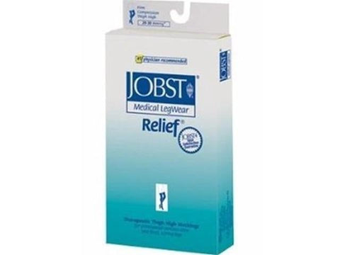 BSN Medical Compression Stocking JOBST Relief Petite Knee High Small / Petite Beige Closed Toe - M-1020169-2892 | Pair