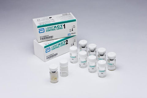 Abbott Point of Care Control I-STAT ACT Level 2 - M-889177-2834 - Box of 10 - Axiom Medical Supplies