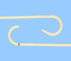 Olympus America Inc Ureteral Stent Uro-Guide™ Double-J® Open Tip 6 Fr. 26 cm Silicone - M-742034-1934 - Each