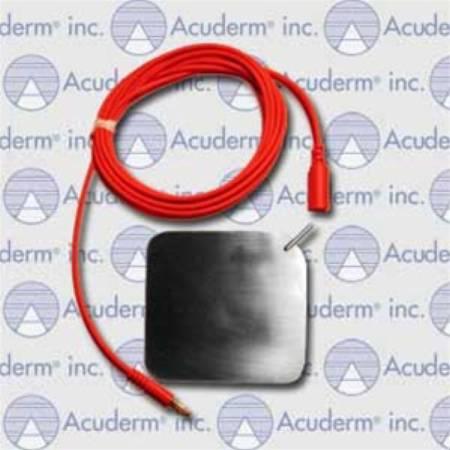 Acuderm Patient Grounding Plate 5 X 8 Inch, with 8 Foot L Cord - M-562938-1216 - Each
