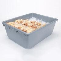 Akro-Mils Storage Tub Akro-Tubs Gray Industrial Grade Polymers 9-1/2 X 19 X 24-1/2 Inch - M-418530-1295 - Case of 6