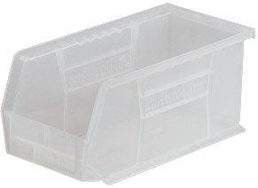 Akro-Mils Storage Bin AkroBins® Clear Industrial Grade Polymers 5 X 5-1/2 X 10-7/8 Inch - M-740059-1369 - CT/12