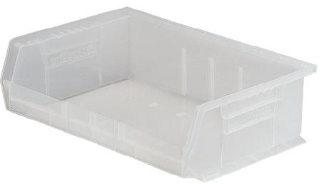 Akro-Mils Storage Bin AkroBins® Clear Industrial Grade Polymers 5 X 10-7/8 X 16-1/2 Inch - M-740062-1024 - CT/6