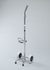 Alimed D or E Oxygen Cylinder Cart AliMed® Chrome Plated Steel Silver