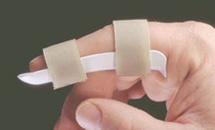 Alimed Finger Cot Splint Alimed® Adult Medium Strap Closure Finger Beige / White