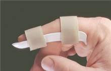 Alimed Finger Cot Splint AliMed® Small Strap Left or Right Hand Beige