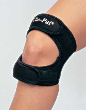 Alimed Knee Strap Cho-Pat® Medium Hook and Loop Closure 14 to 16 Inch Circumference Left or Right Knee