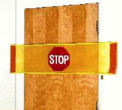 Alimed Door Sign Restricted Access AliMed® STOP - M-640694-4409 - Pack of 2