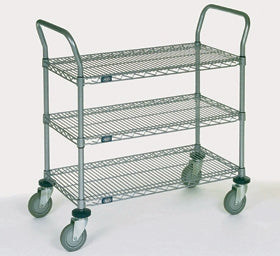 Alimed Utility Cart Nexel® Chrome Plated 24 Inch Silver